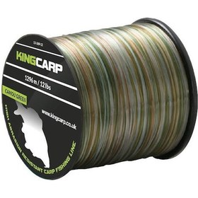 Resim Fladen King Carp Yeşil Kamuflaj Misina 0.35 MM 