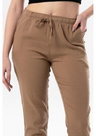 Resim Eliş Şile Bezi Şile Bezi Çift Cepli Unisex Yazlık Pantolon Vizon Vzn-vizon Vizon 