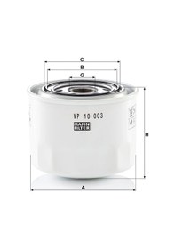 Resim Wp 10 003 - Yağ Filtresi - Mann Fılter 
