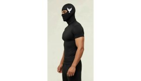 Resim Flex Premium Reflektörlü Siyah Kar Maskesi Model 26 Balaklava Balaclava Motorsiklet Scooter Bisiklet Spor 