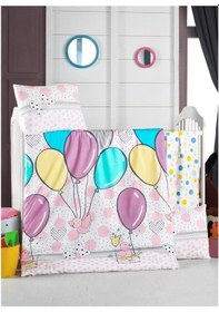 Resim Komfort Home Bebek Uyku Seti %100 Pamuk / Balloons 