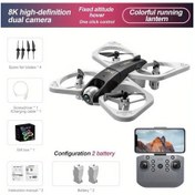 Resim Besthome1 Renkli Işık S3 Drone - 480p Çift Kamera, 8 Dakika Uçuş, Usb Şarj 