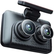 Resim Bosphorusboutique Springsun Araba Kamera Aksesuarları Sürüş Kaydedici Hd1080p 3 Ekran Up 