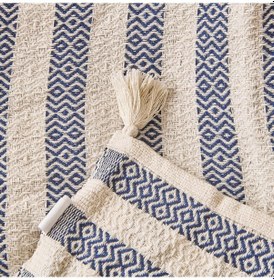 Resim Soft Hill Koltuk Örtüsü - Lacivert - 115x200 Cm Çok Renkli 