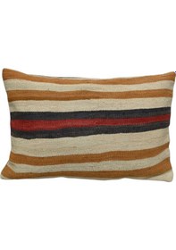 Resim Zehra Abla Halı Yeni El Dokuma Dekoratif Kilim Kırlent Yastık Kılıfı 6683 Çok Renkli 