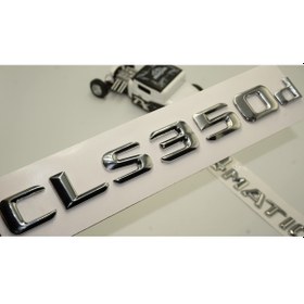 Resim Benz CLS 350d 4Matic Bagaj Krom Metal 3M 3D Yazı Logo 