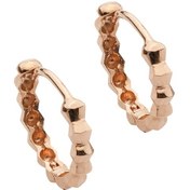 Resim Uşaklıhafız 14 Ayar Altın Küçük Boy Roz Halka Küpe 13Mm 