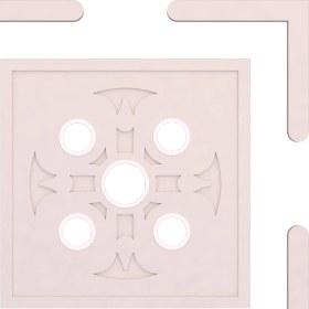 Resim Motifpiyer Tavan Spot Göbek KENARLI-KARE-54-60X60 L-Dis Citali 