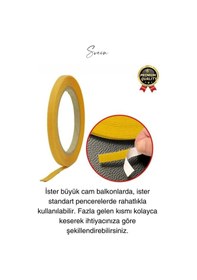 Resim 4 Mt Güçlü Premium Sineklik Yedek Cırt Bant Pencere Kapı Yapışkanlı Tül Sinek Perdesi Bandı 5 Adet 