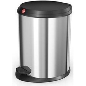 Resim Hailo T1 Paslanmaz Çelik Çöp Kovası - 13 L Çelik 