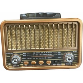 Resim Nostaljik Taşınabilir Radyo, Güneş Enerjili, Kart ve USB Bağlantılı, Kumandalı Siyah Renk 