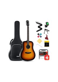 Resim Donner Dag-1s Akustik Gitar Paketi Sunburst 
