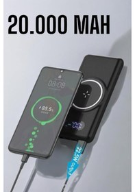 Resim Dijital Göstergeli 10.000 Mah Powerbank 4 Çıkışlı Şık Ve Kompakt Çok Renkli 