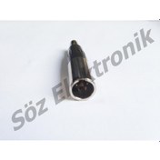Resim 5 Pin Mini Xlr Canon Kablo Tipi Erkek ( 1 Paket 5'Li ) 