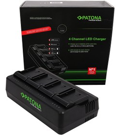 Resim Patona Sony NP-F960 Premium Dörtlü Şarj Aleti Cihazı 