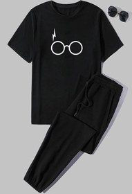 Resim uyguntarz Unisex Potter Baskılı 2'li Eşofman Takımı 