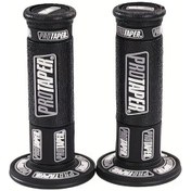 Resim Hightower Siyah Gri Kaymaz Universal Motosiklet Grip Ve Kumanda Kolu Kaplaması Parlak Renkler 