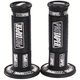 Resim Hightower Siyah Gri Kaymaz Universal Motosiklet Grip Ve Kumanda Kolu Kaplaması Parlak Renkler 