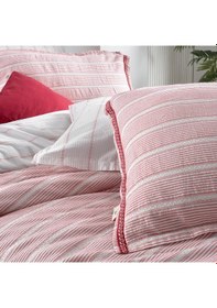 Resim Sarev Trina Pembe Tek Kişilik %100 Pamuk Mood Comfort Nevresim Takımı 