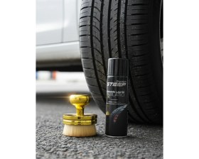 Resim Steep Seramik Lastik & Tampon Parlatıcı Sprey 500ML Gold Uygulama Fırçası 