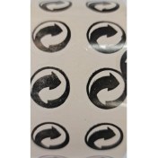 Resim Jokey Kırtasiye Geri Dönüşüm Etiket Şeffaf 2cm- 600 Adet 