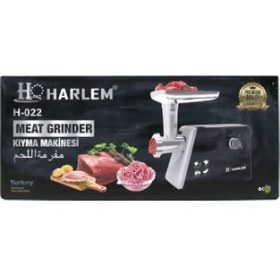 Resim Harlem Gurme H-020 Siyah Elektrikli Et Kıyma Makinesi 2200W 