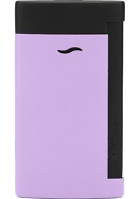 Resim S.t. Dupont Slim 7 Mat Siyah-lila Puro Çakmağı 27762 