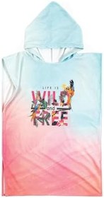 Resim Sörf Yazlık Panço Kapşonlu Plaj Havlusu Surf Wild 