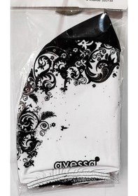 Resim Avessa Dijital Baskılı Siyah-Beyaz Desenli Bez Bone BB10-3 Çok Renkli 