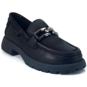 Resim Mammamia 3235 Hakiki Deri Günlük Kadın Ayakkabı-siyah Nubuk Siyah Nubuk 