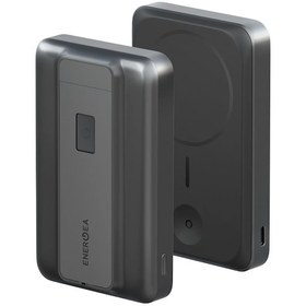 Resim Energea Magpac Pro 35s 10.000 Mah 35w Type-c Dahili Kablolu 15w Qi2 Telefon Saat Magsafe Powerbank Siyah 