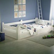 Resim Tulip Life Montessori Karyola Beyaz (90 x 190 Cm) Yatak Uyumlu Çocuk Yatağı 202 