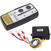 Resim Kablosuz Vinç Uzaktan Kumanda Kiti Evrensel Aksesuar 12v 24v 75ft Uzun Menzilli Alıcı Kaiyi 