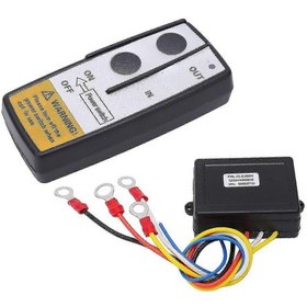 Resim Kablosuz Vinç Uzaktan Kumanda Kiti Evrensel Aksesuar 12v 24v 75ft Uzun Menzilli Alıcı Kaiyi 