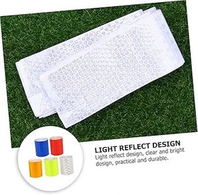 Resim FELTECHELECTR 5rulolar Yapışkan Reflektif Şerit Çok Amaçlı Araç Güvenlik Uyarı Bandı Kolay Kullanım Için Boyutunda Dayanıklı Ve Süreli Kullanım Için Reflektif Bant 