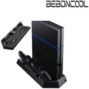 Resim Beboncool Ps4 Fat-Ps4 Slim-Ps4 PRO Joystick Kol Şarjlı Soğutucu Fanlı Dikey Stand 