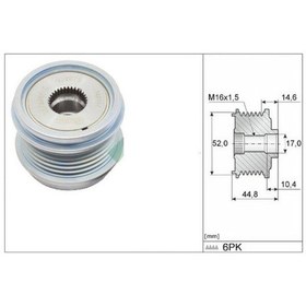 Resim Ina Alternatör Kasnağı Golf7-a3-leon-octavıa 1.6-2.0 Tdı Clha-clhb-crka-crkb-cxxb 20 