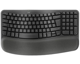 Resim Wave Keys Kablosuz Ergonomik TR Tuş Dizimi Grafit Klavye 