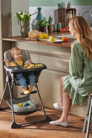Resim Kinderkraft Foldee Katlanabilir Çocuk Mama Sandalyesi Ayarlanabilir Tasarım 