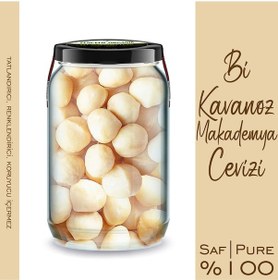 Resim Makademya Fındığı Makedemya Cevizi İçi Bi Kavanoz 660 Cc. Cam Kavanozda Macadamia Nuts Diğer 