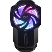 Resim Polhammobile Polham Universal Rgb Işıklı 700MAH Şarjlı Radyatörlü Süpercool Oyuncular Için Telefon Soğutma Fanı 