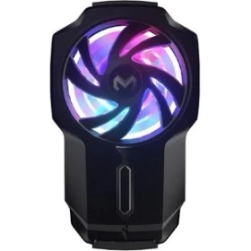 Resim Polhammobile Polham Universal Rgb Işıklı 700MAH Şarjlı Radyatörlü Süpercool Oyuncular Için Telefon Soğutma Fanı 