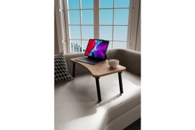 Resim Ed Pet Dizayn Laptop Sehpası Seyyar Kahvaltı Masası Katlanır Çalışma Sehpası Atlantik Çam 