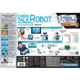 Resim Robotik Laboratuvarı - Cyber Talk Robot Clementoni 64447 