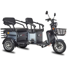 Resim Marka St Max Elit 940 Elektrikli Moped Gri 