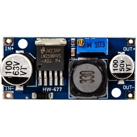 Resim TLS Robotik Lm2596hvs 48v Dc-dc Ayarlanabilir Voltaj Regülatör Modülü 