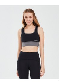 Resim Skechers Performance Coll. W Mid Support Bra Kadın Siyah Sporcu Sütyeni S241110-001 Siyah 