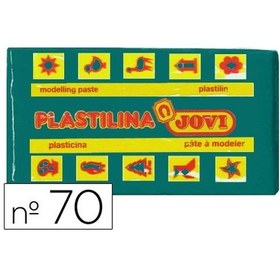 Resim Kurumayan Oyun Hamuru Koyu Yeşil 50 Gr - Plastilina Jovi 