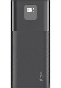 Resim Ttec Recharger Mega Lcd 50.000mah Pd 20w Taşınabilir Hızlı Şarj Aleti/powerbank-2bb271s Siyah 