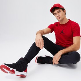 Resim Jordan Jumpman Dri-Fit Crew Erkek Kırmızı T-Shirt 